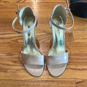 Cosmopolitan nude heels/ worn but good condition